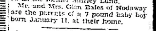 Birth Newspaper clipping from Jan 15, 1948 5714949