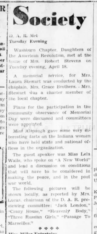 other Newspaper clipping from Apr 19, 1944 5715021