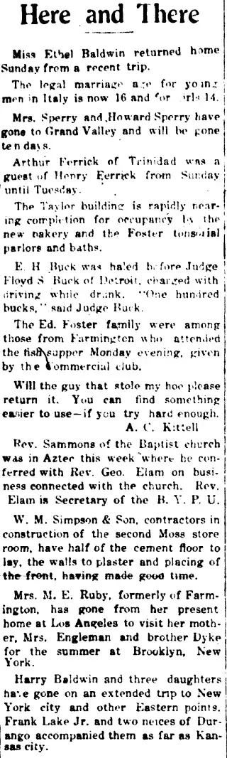 other Newspaper clipping from Jun 19, 1929 5715022