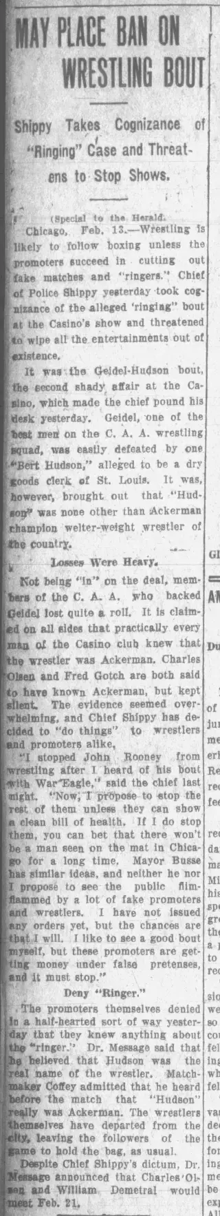 other Newspaper clipping from Feb 14, 1908 5715072