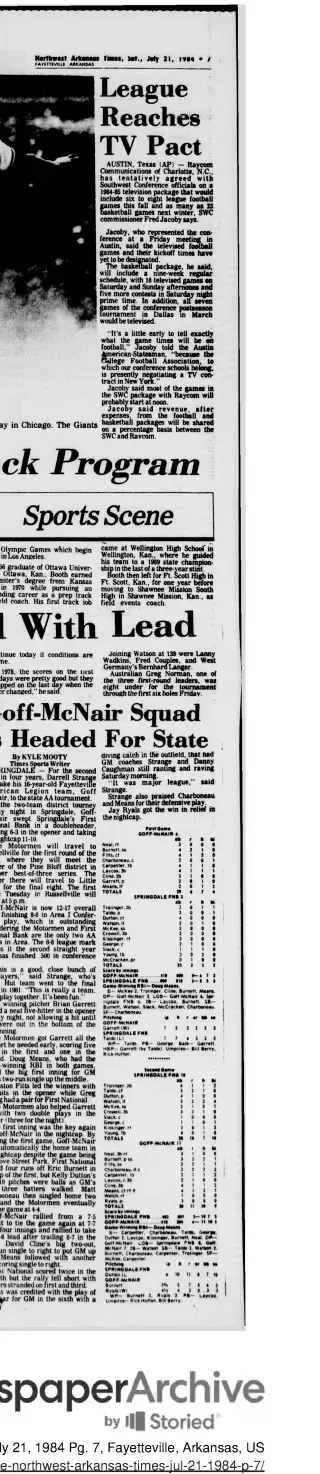 other Newspaper clipping from Jul 21, 1984 5715153