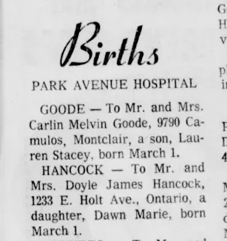 Birth Newspaper clipping from Apr 1, 1971 5715158