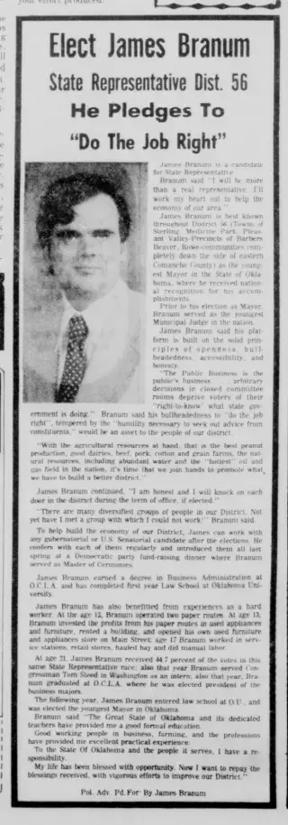 Political Newspaper clipping from Aug 25, 1974 5715208