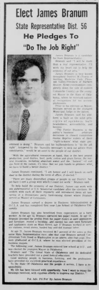 Political Newspaper clipping from Aug 25, 1974 5715239