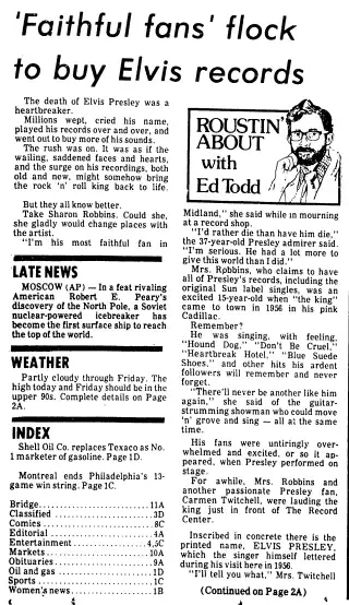 other Newspaper clipping from Aug 18, 1977 5715404
