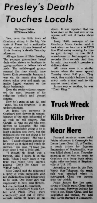 other Newspaper clipping from Aug 21, 1977 5715432