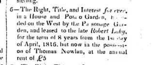 other Newspaper clipping from Feb 21, 1822 5715561