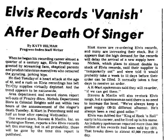 other Newspaper clipping from Aug 18, 1977 5715562