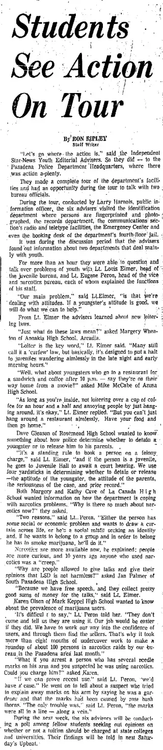other Newspaper clipping from Jan 21, 1967 5715649