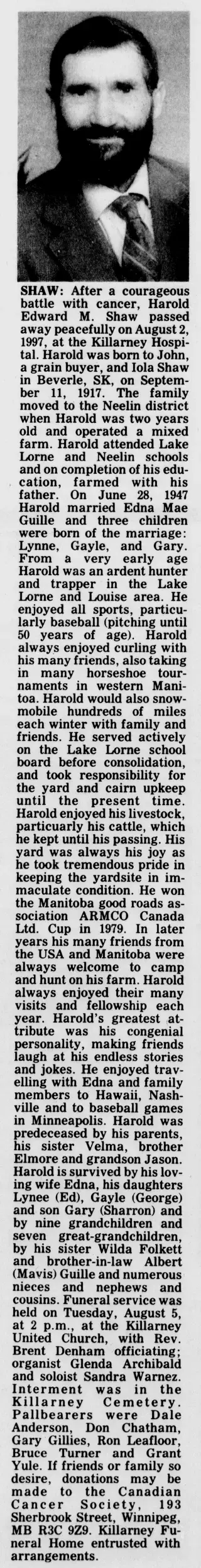 other Newspaper clipping from Aug 9, 1997 5715698