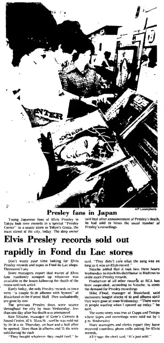 other Newspaper clipping from Aug 18, 1977 5715759