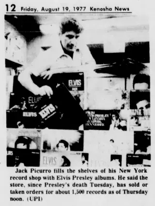 other Newspaper clipping from Aug 19, 1977 5715764