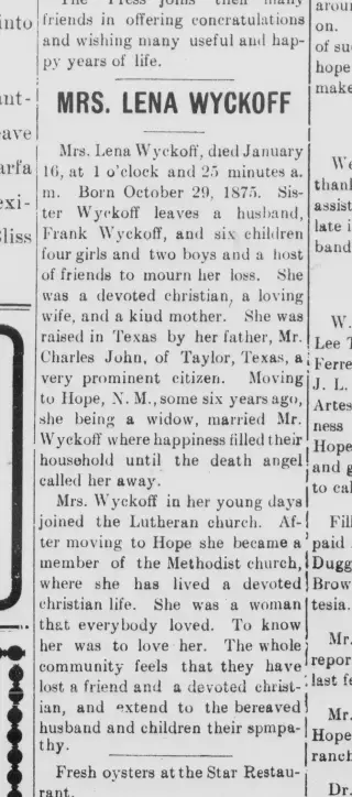 other Newspaper clipping from Jan 16, 1914 5715773