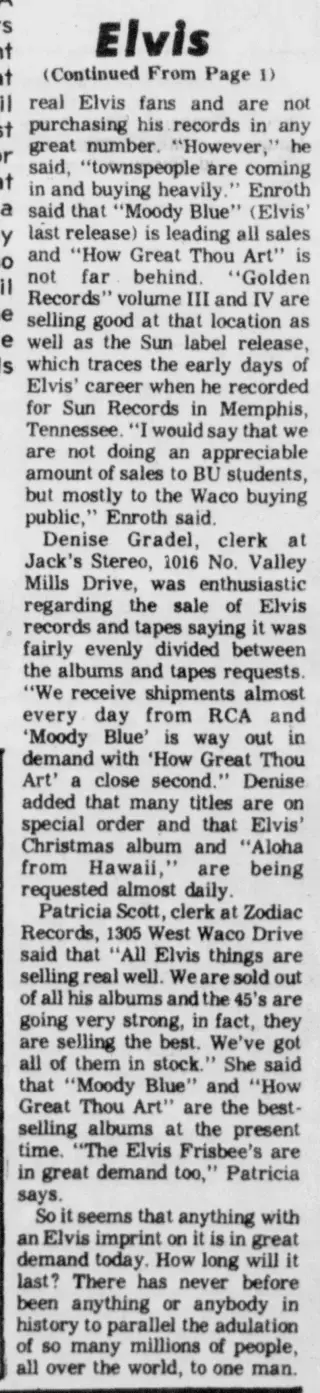 other Newspaper clipping from Sep 30, 1977 5715833