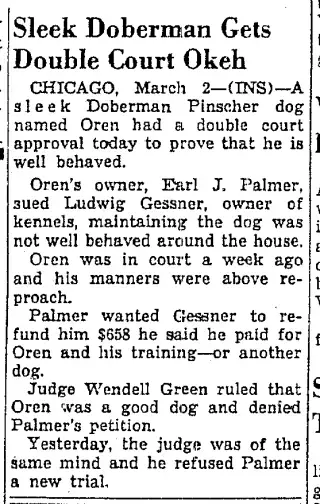 other Newspaper clipping from Mar 3, 1946 5715858