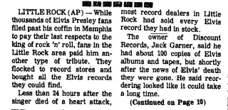 other Newspaper clipping from Aug 18, 1977 5715921