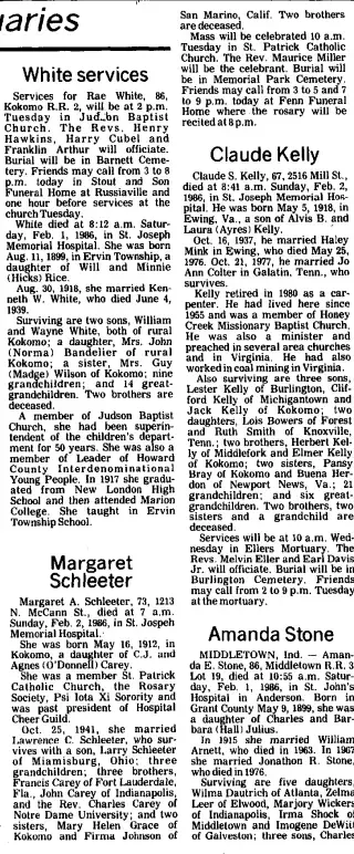 other Newspaper clipping from Feb 3, 1986 5715988