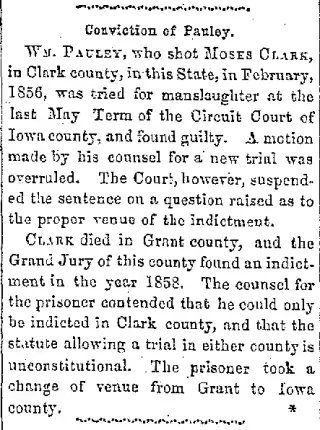 Crime Newspaper clipping from Jun 7, 1860 5716237