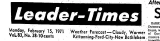other Newspaper clipping from Feb 15, 1971 5716608