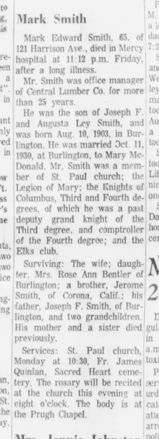 other Newspaper clipping from Sep 1, 1968 5717094