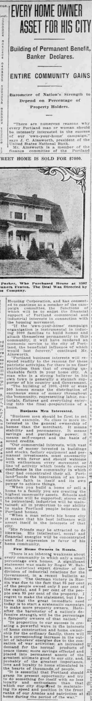 other Newspaper clipping from Jan 12, 1919 5717181