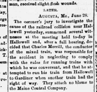 other Newspaper clipping from Jun 29, 1871 5717318