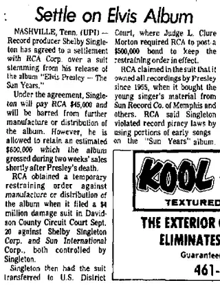other Newspaper clipping from Nov 2, 1977 5717442