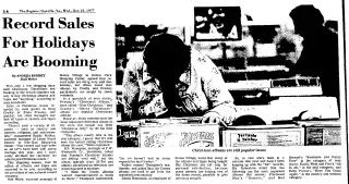 other Newspaper clipping from Dec 21, 1977 5717459