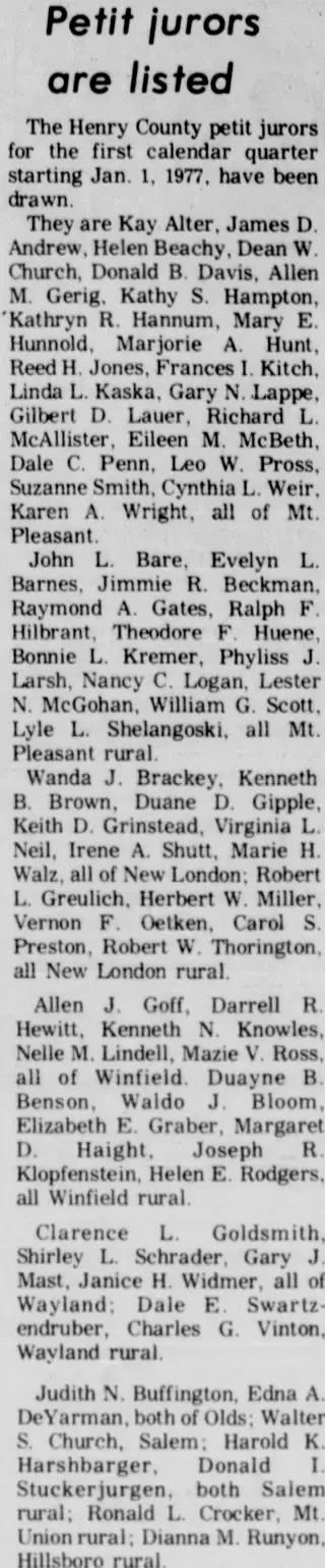 other Newspaper clipping from Dec 16, 1976 5717904