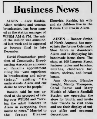 other Newspaper clipping from Nov 30, 1983 5717983