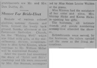 Marriage Newspaper clipping from Aug 9, 1950 5717991