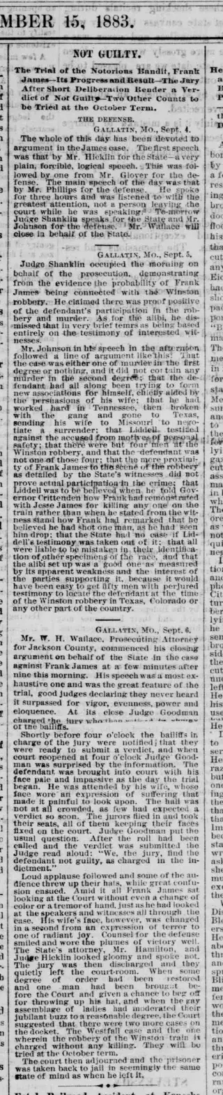 other Newspaper clipping from Sep 15, 1883 5718321