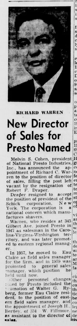 other Newspaper clipping from Oct 18, 1961 5718505