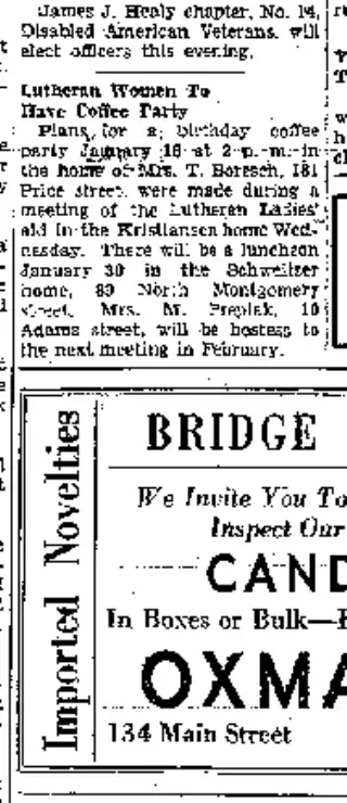 Marriage Newspaper clipping from Jan 10, 1936 5718587