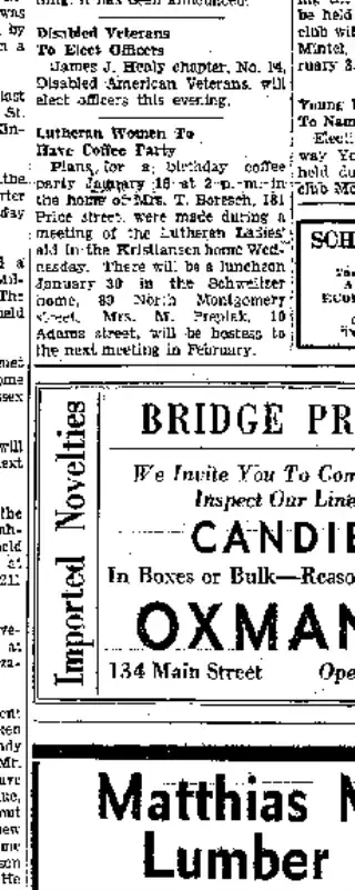 Marriage Newspaper clipping from Jan 10, 1936 5718589