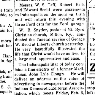 Religion Newspaper clipping from Jan 29, 1920 5718592