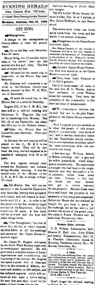 other Newspaper clipping from Oct 14, 1886 5718607