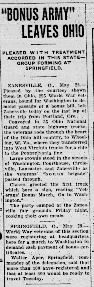 other Newspaper clipping from May 28, 1932 5718815