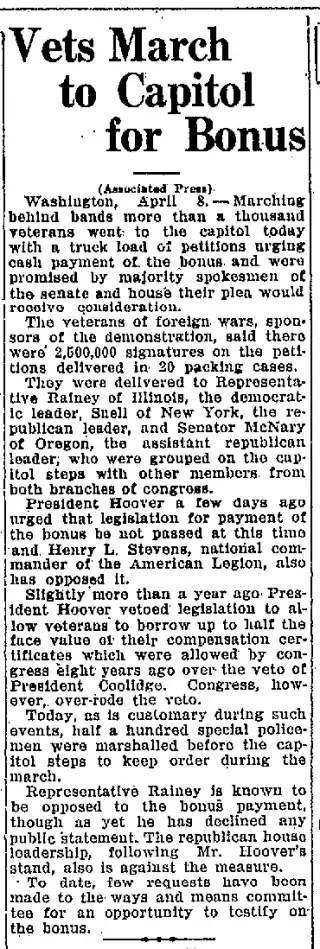 other Newspaper clipping from Apr 8, 1932 5718823