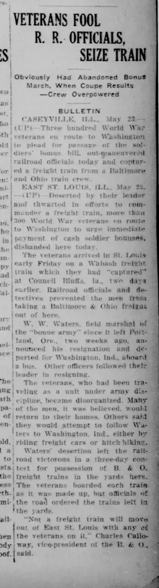 other Newspaper clipping from May 23, 1932 5718898
