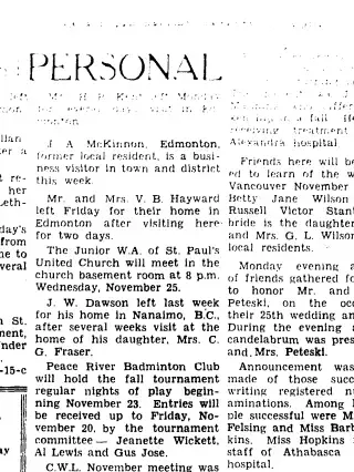 other Newspaper clipping from Nov 19, 1953 5719007