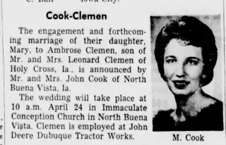 Marriage Newspaper clipping from Mar 11, 1965 5719070