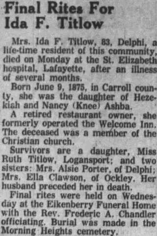 other Newspaper clipping from Oct 2, 1958 5719120