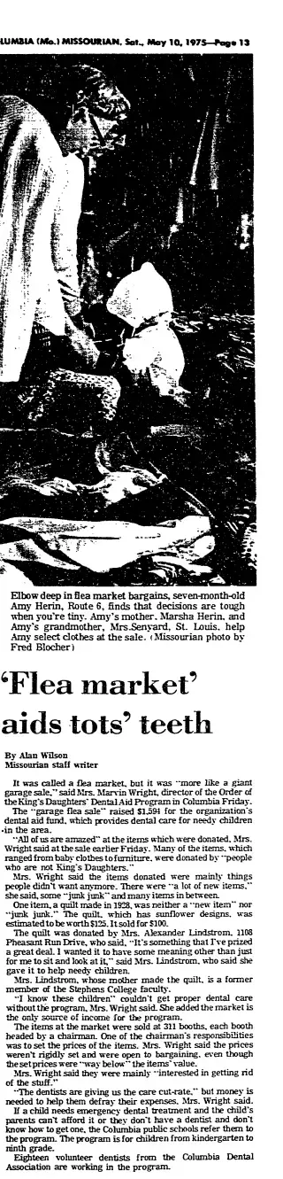other Newspaper clipping from May 10, 1975 5719148