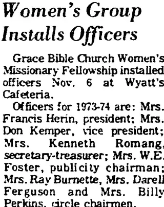 other Newspaper clipping from Nov 16, 1973 5719151