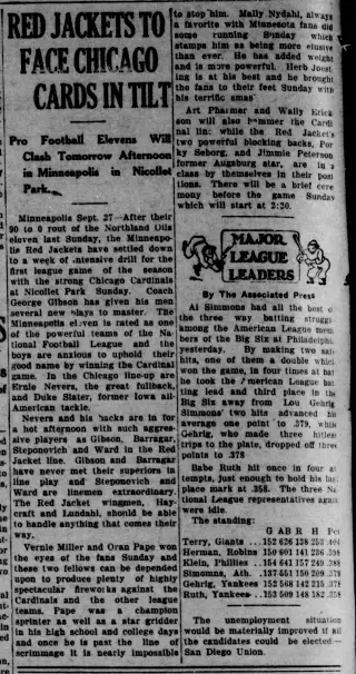 other Newspaper clipping from Sep 27, 1930 5719170