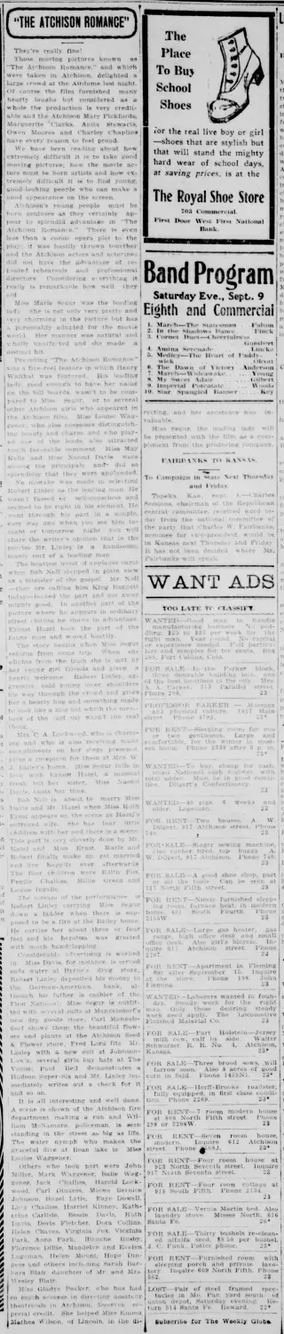 other Newspaper clipping from Sep 8, 1916 5719184