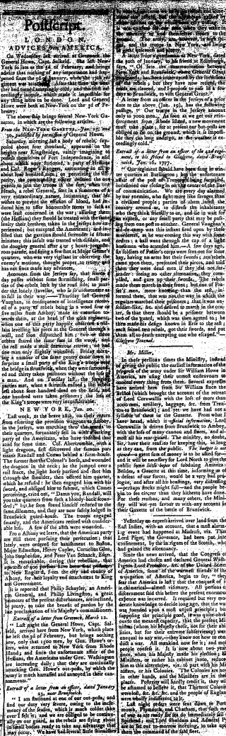 other Newspaper clipping from Mar 15, 1777 5719193