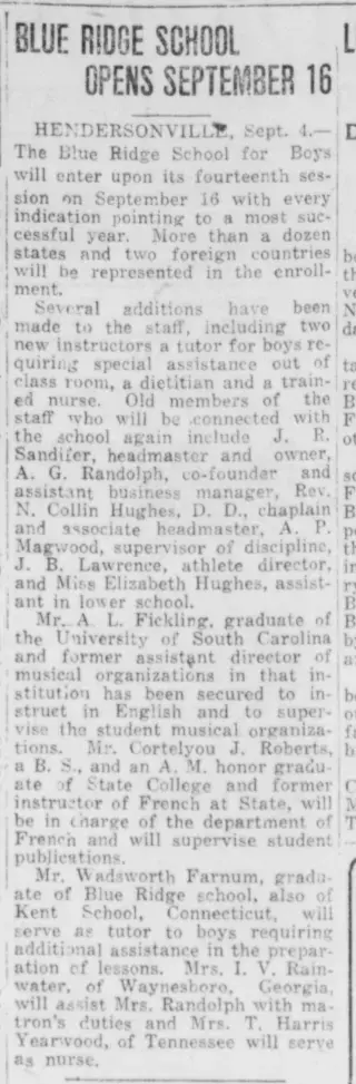other Newspaper clipping from Sep 4, 1926 5719459