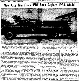 other Newspaper clipping from Jan 2, 1964 5719497